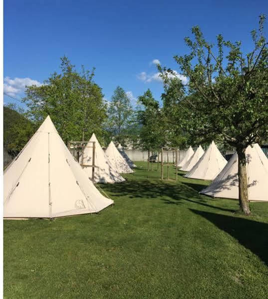 Ostello & Camping Riposo Hotel Losone Exterior foto